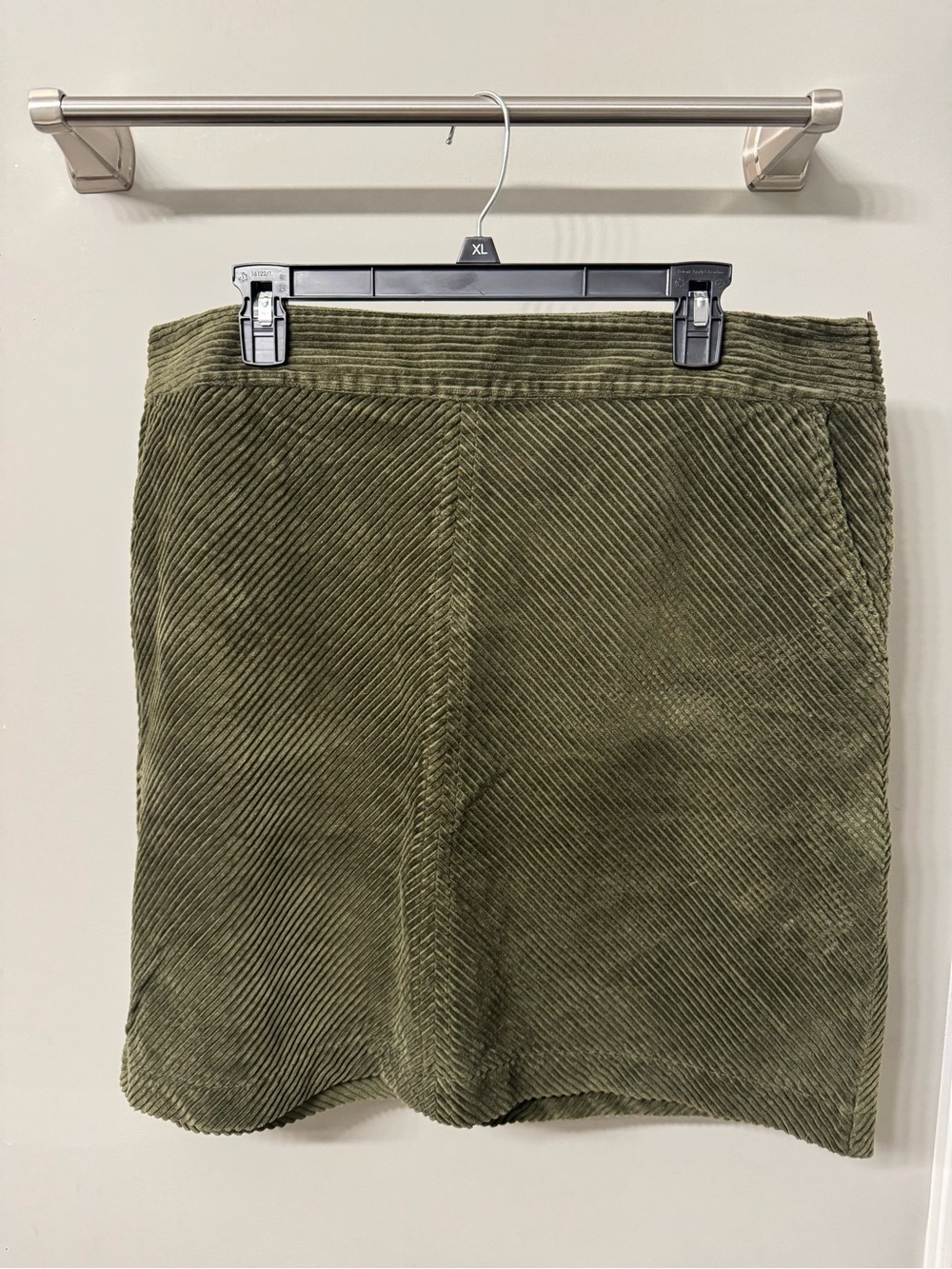 Talbots Olive Green Corduroy Skirt